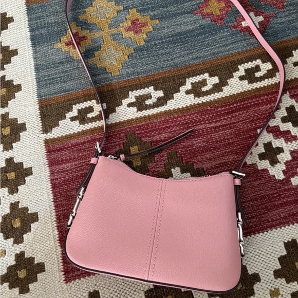 Michael Kors Laney Crossbody Bag Primrose Pink Silver tone - Picture 5 of 6